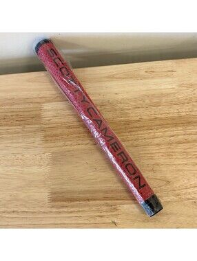 Scotty Cameron Titleist Red Black Matador Medium Midsize Putter Grip CHECK COND